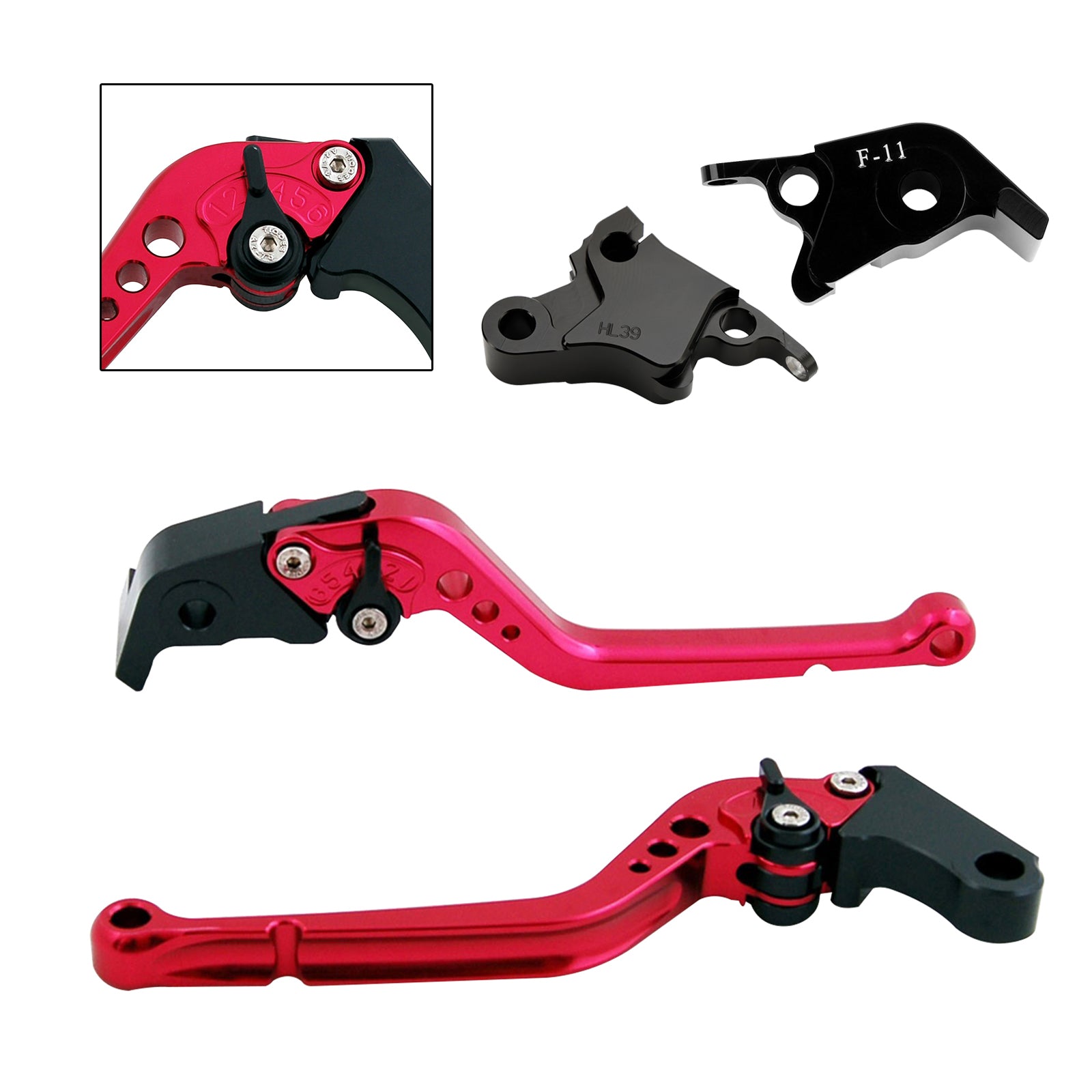 Palanca de freno de embrague larga apta para CFMOTO 700CL-X Sport 2021-2022