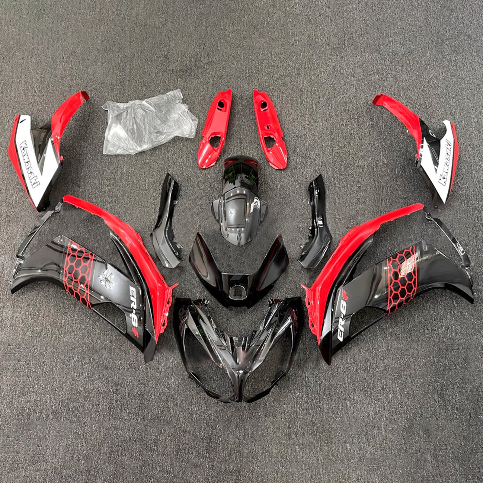 Injection Fairing Kit Bodywork Plastic ABS fit For Kawasaki ER-6F Ninja650 2012-2016