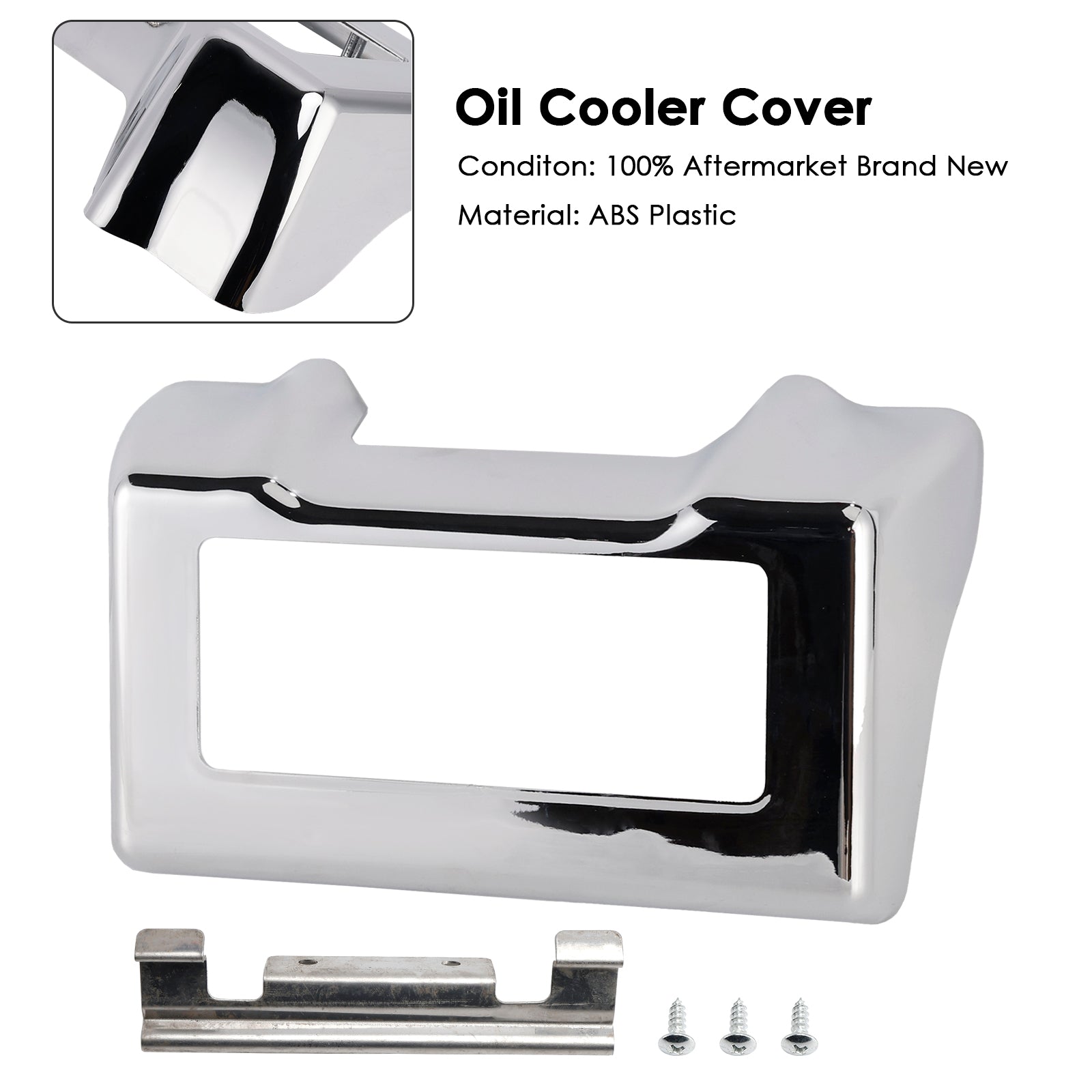 Oil Cooler Cover Fit For Touring Road King Street Glide 2011-2016