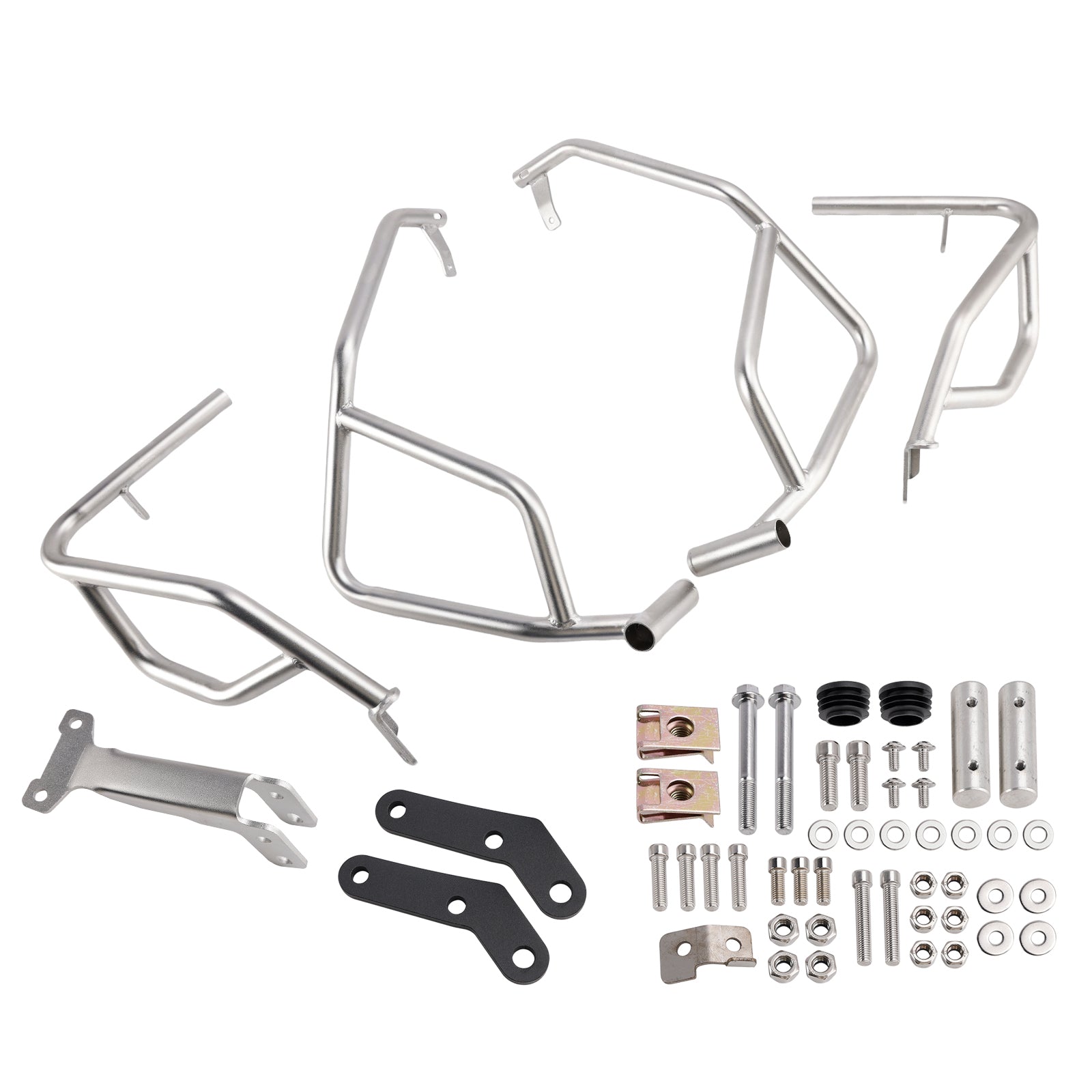 2023-2024 Honda XL750 Transalp Engine Guard Crash Bar Frame Protector stötfångare Silver