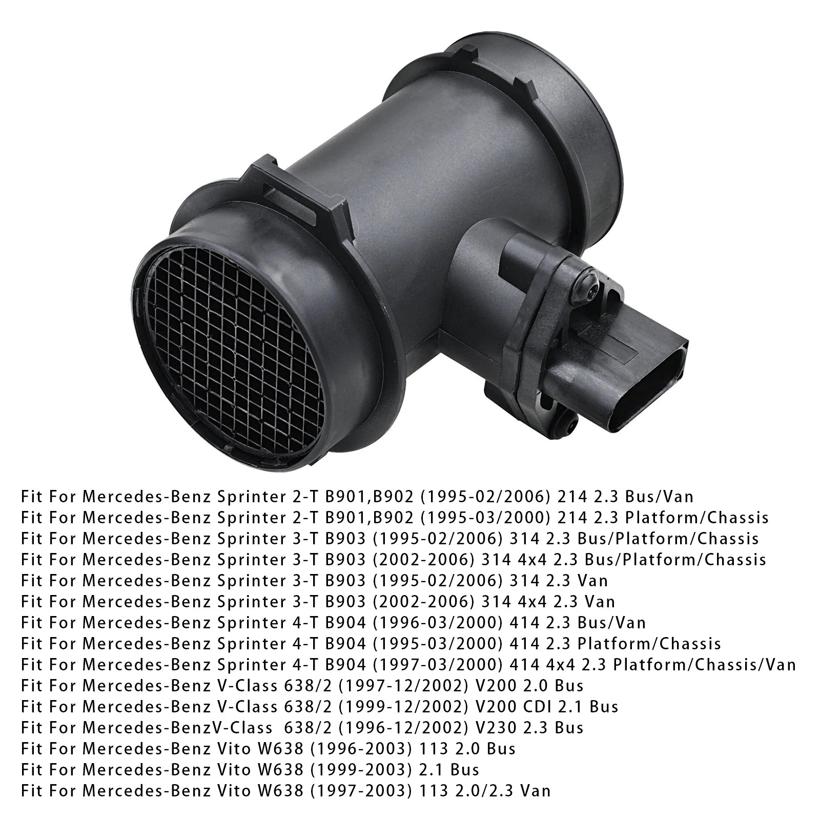 Mass Air Flow Meter Sensor For Mercedes-Benz W202 W210 Sprinter 2-T 0000941448