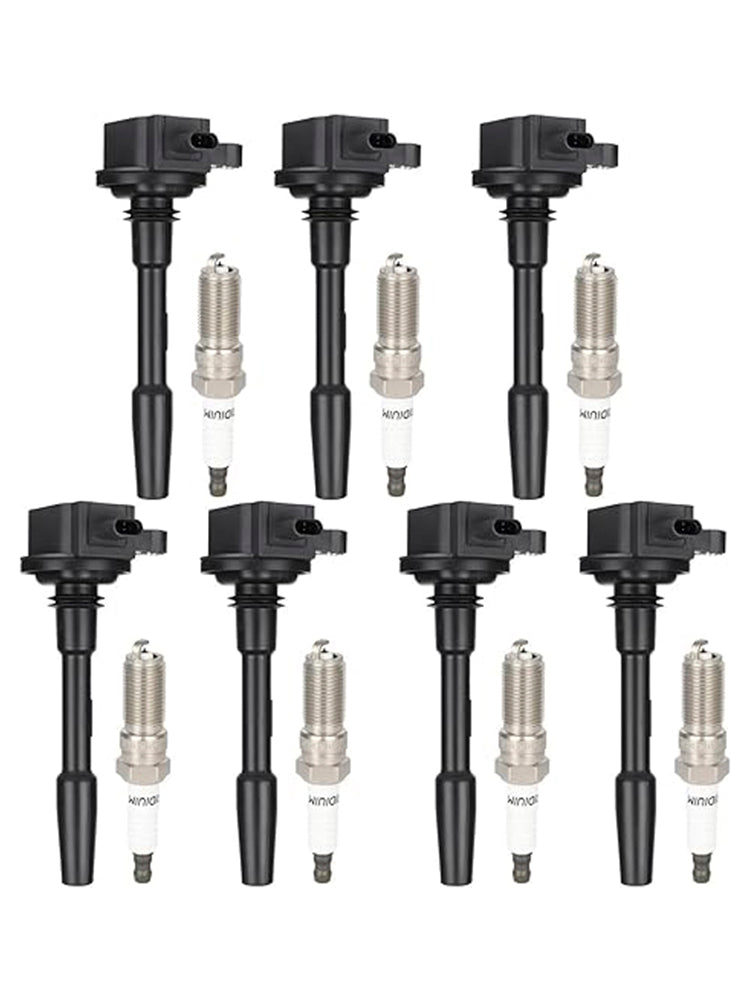 UF835 UF869 7x Ignition Coils Spark Plugs For Ford F-150 2018-2021 V8 5.0L