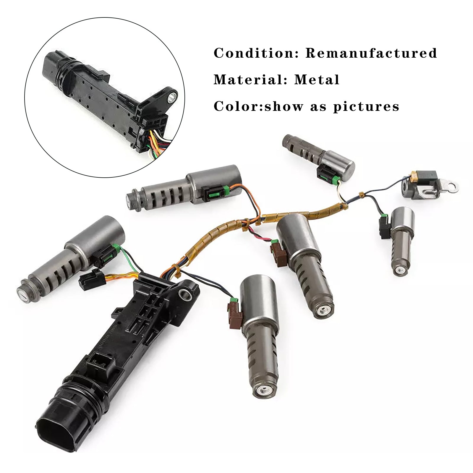 2008-2011 TOYOTA ALPHARD V6 3,5L transmissiemagneetset met kabelboom U660E