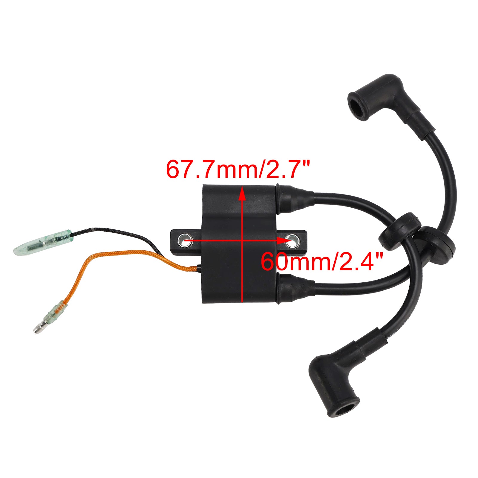 Zapaľovacia cievka vhodná pre Yamaha 40HP K40J M (W/) S/L 94-03 6F5-85570-11 6F6-85530-00