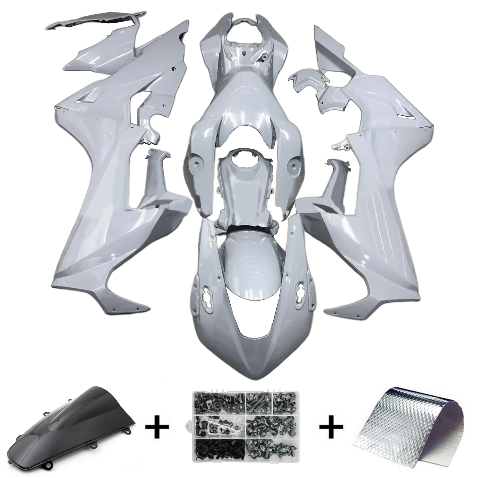 2017-2023 Honda CBR1000RR-injektionsmässa kit Bodywork Plastic ABS