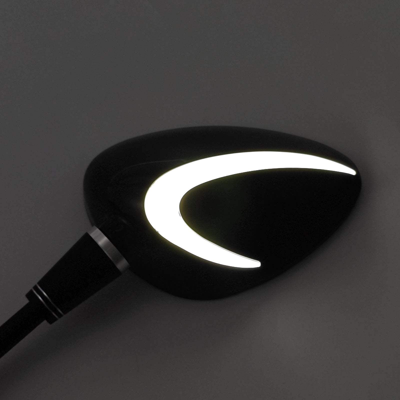 Svart LED Blinkersspegel Par 10mm Högergängning För Piaggio Vespa