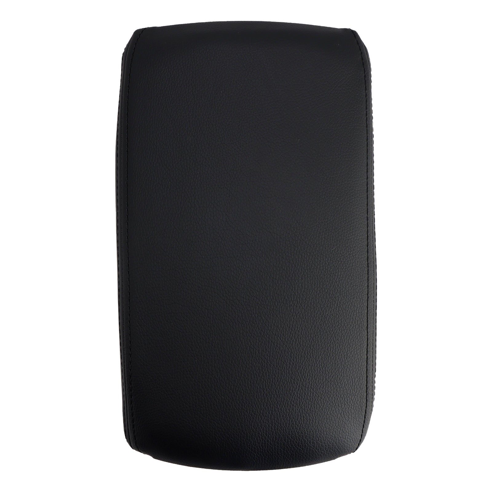 Black Leather Center Console Armrest Lid Cover For Audi A6 C6 2005-2011