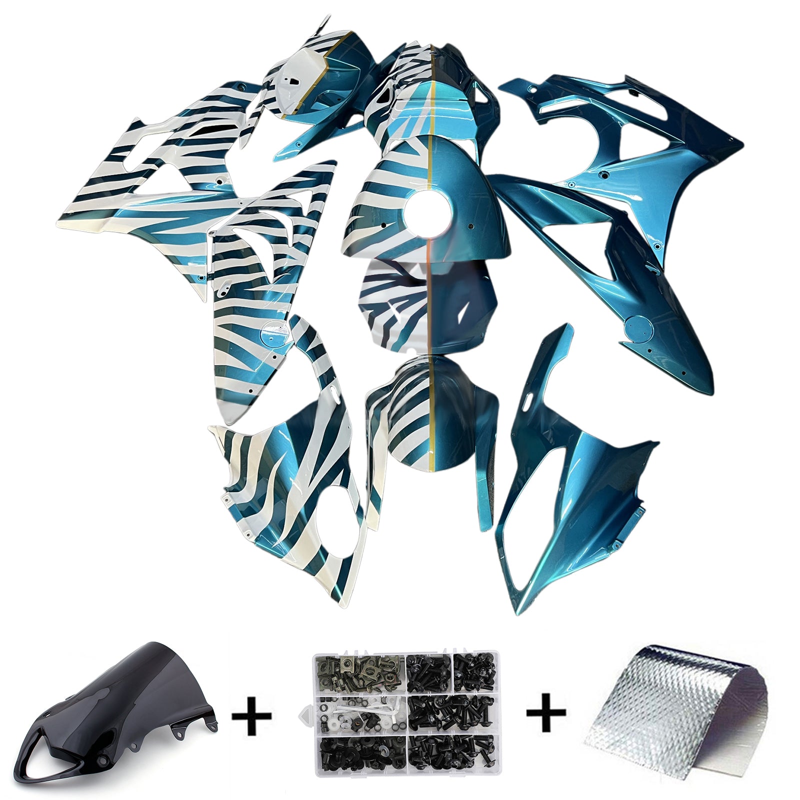 2009-2014 BMW S1000RR vstrekovacia kapotaová súprava Kodework plast ABS