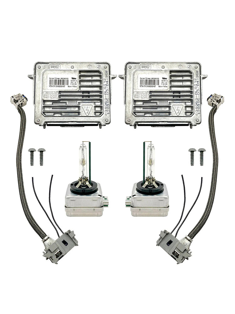 2013-2016 xenonstrålkastare för: GMC Acadia 2x xenonballast & HID D3S-lampa, kabelsats, styrenhet 13503432