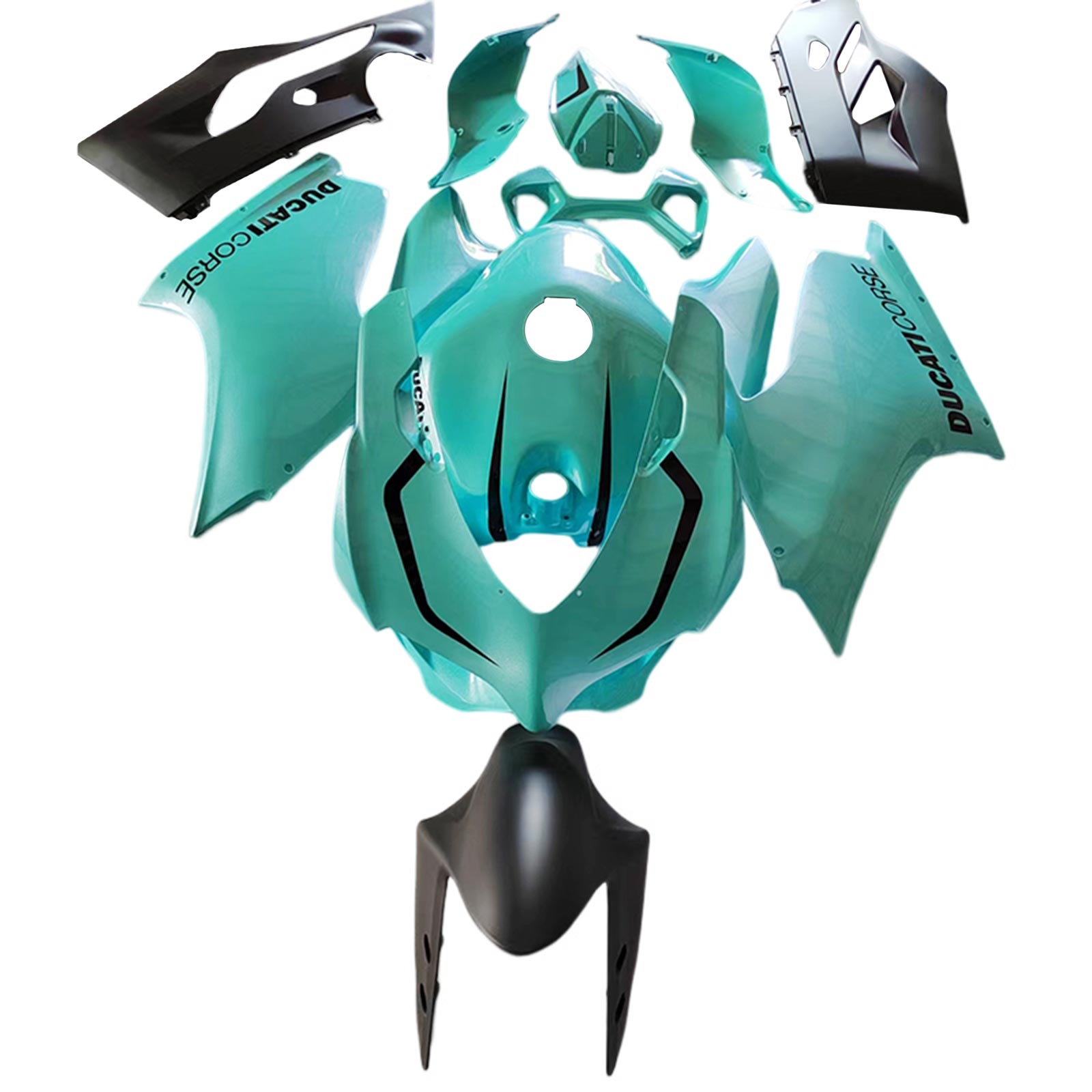 2012-2015 Ducati 1199 899 Injeksjon Fairing Kit Bodywork Plastic ABS#119