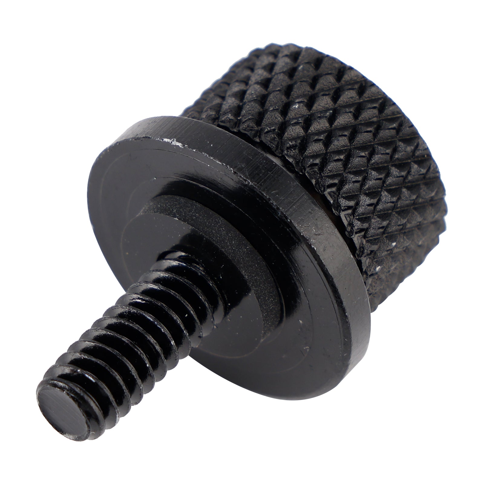 1/4"-20 Black Fender Seat Bolt Screw Quick Release For Touring Softail Dyna