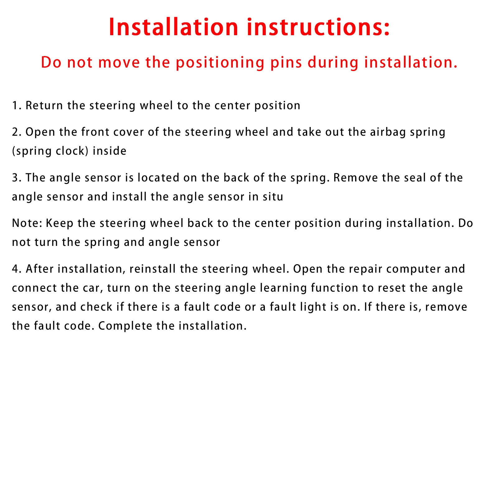 2016-2021 Subaru Crosstrek Steering Angle Sensor With Spiral Cable 83196-FJ030 27582-AJ000