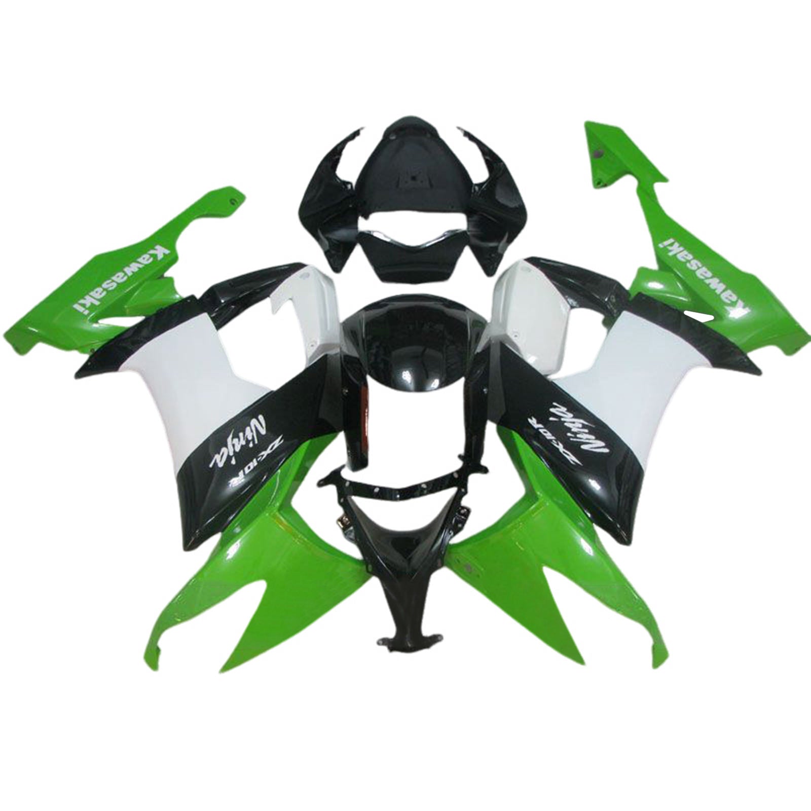 2008-2010 KAWASAKI ZX10R Injektionsmässa kit Bodywork Plastic ABS