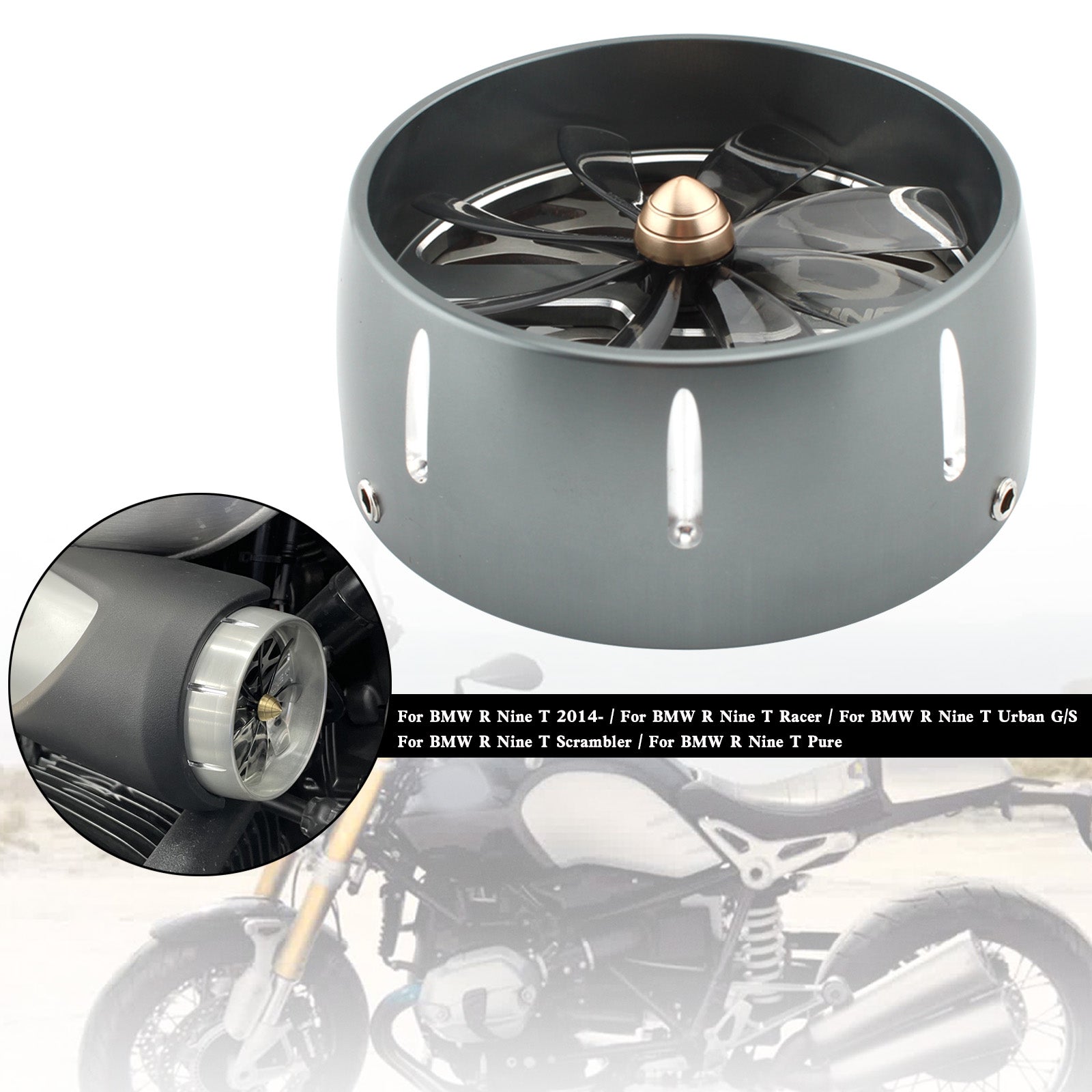 BMW r nove t nove t r9t tampa de entrada de tampas de ar filtro