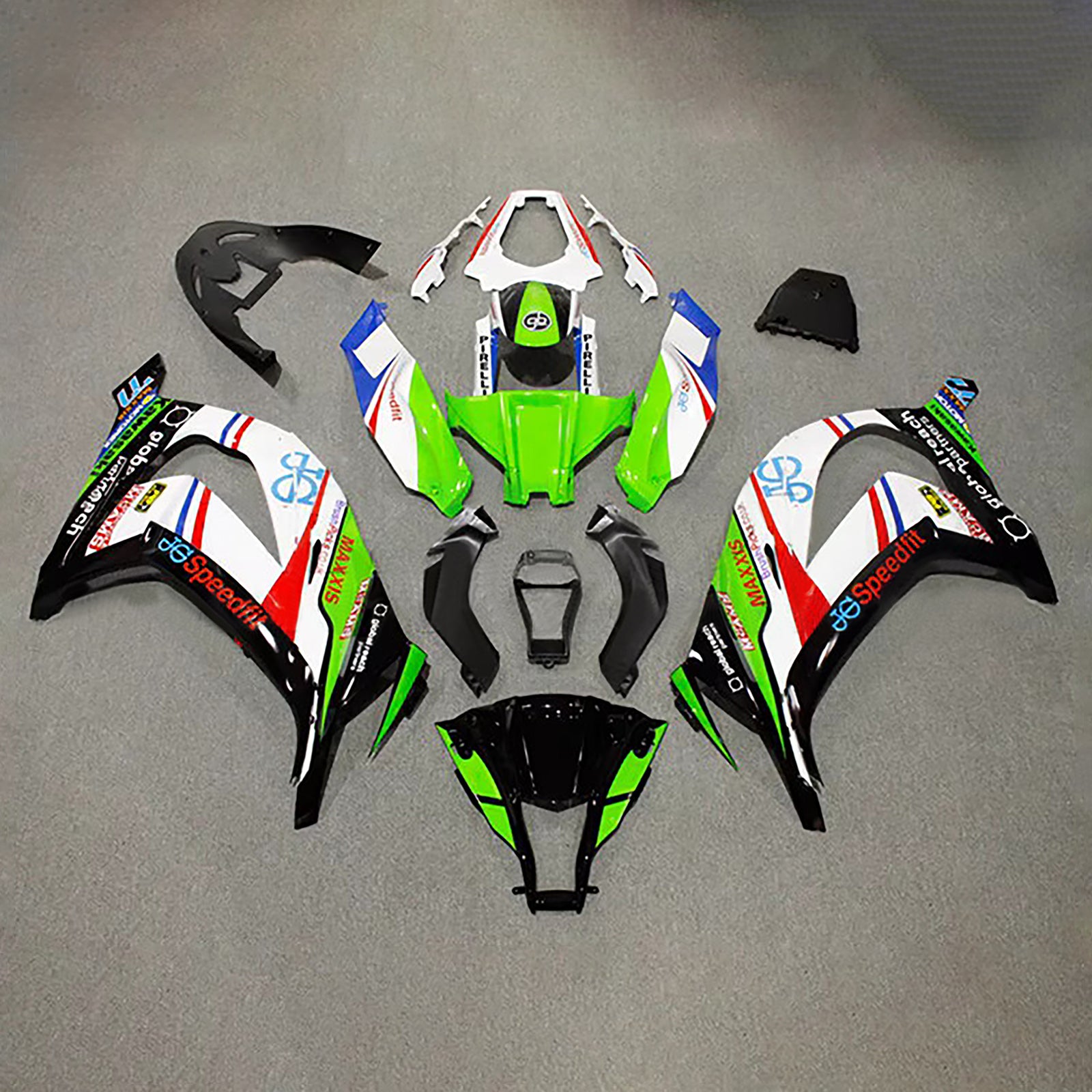 Kit carena iniezione carrozzeria in plastica ABS adatta per Kawasaki ZX10R 2011-2015