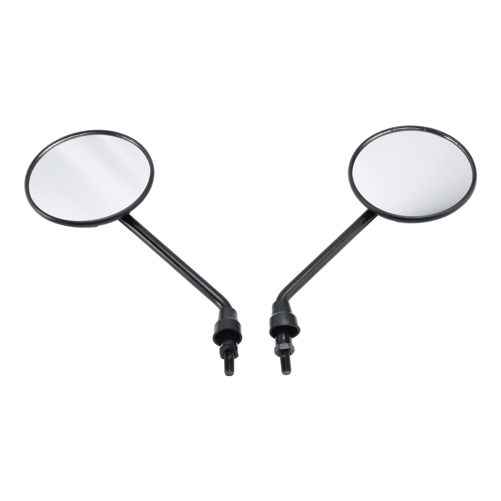 Simson S50 S51 S53 SR50 Schwalbe KR51 Pair Black Rearview Mirror M8x1.25