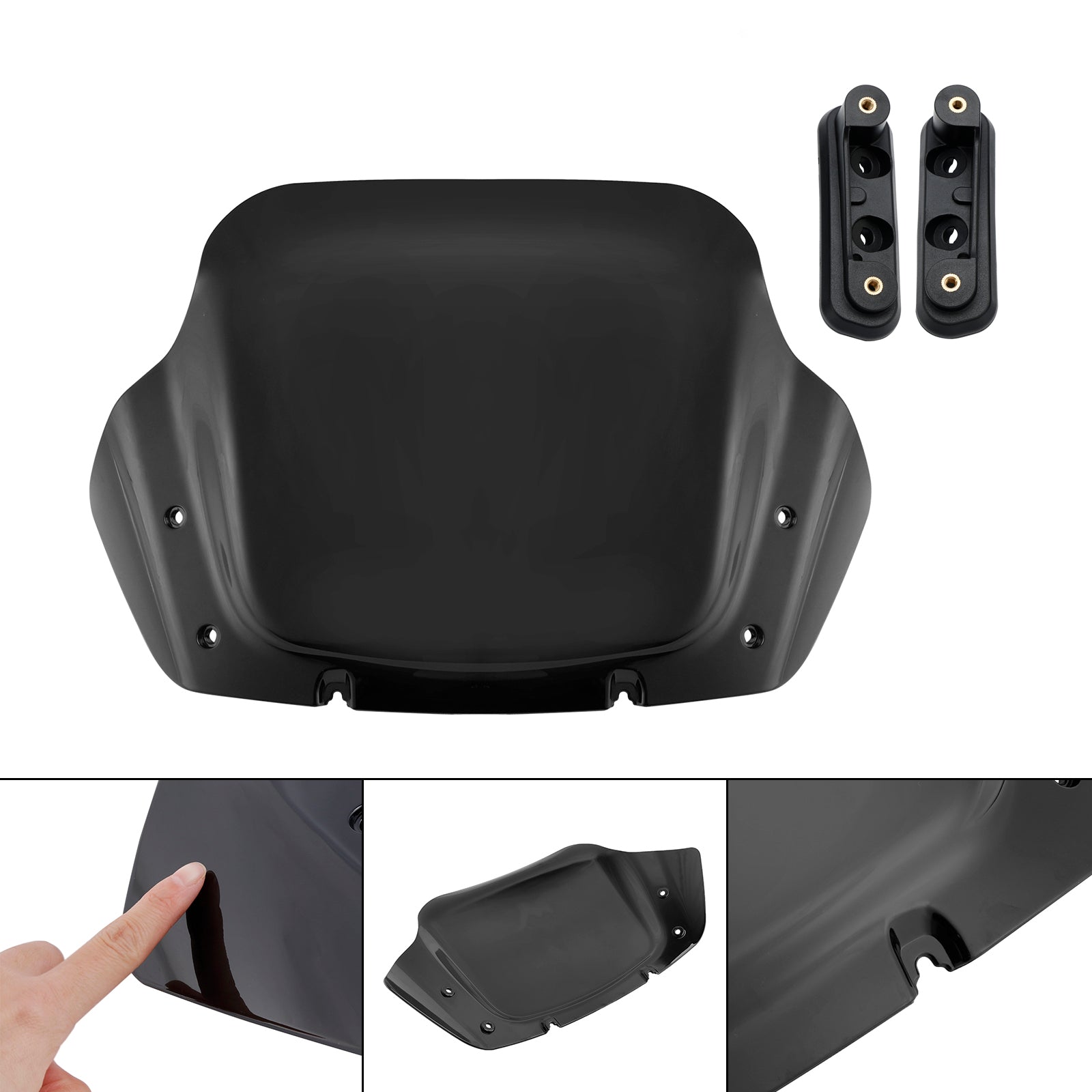 2023-2024 Touring Street Glide CVO 117 121 Windshield WindScreen w/ Bracket