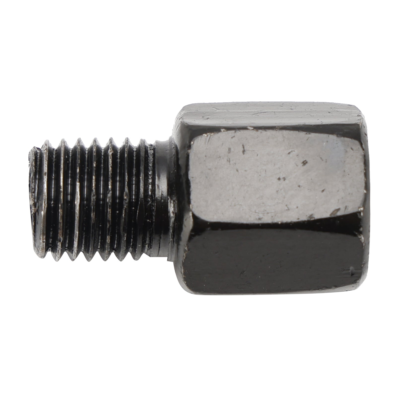 2x Univerzálne fit motocykle zrkadlové adaptéry 8 mm štandardné až 10 mm reverz