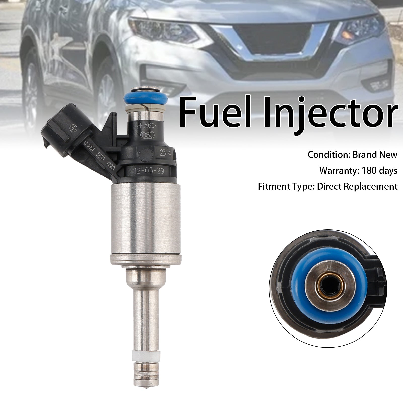 2017-2019 Nissan Rogue 2.0L 1 st bränsleinsprutare 0261500090 16600-1VA0A