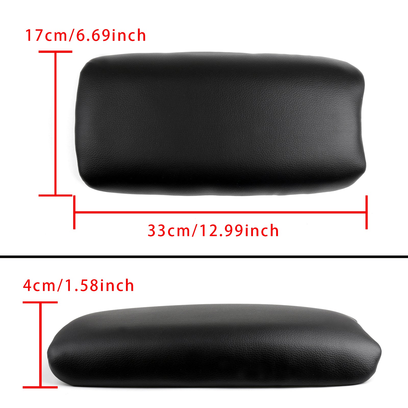 2006-2009 Honda CIVIC zwart lederen armsteun middenconsoledeksel