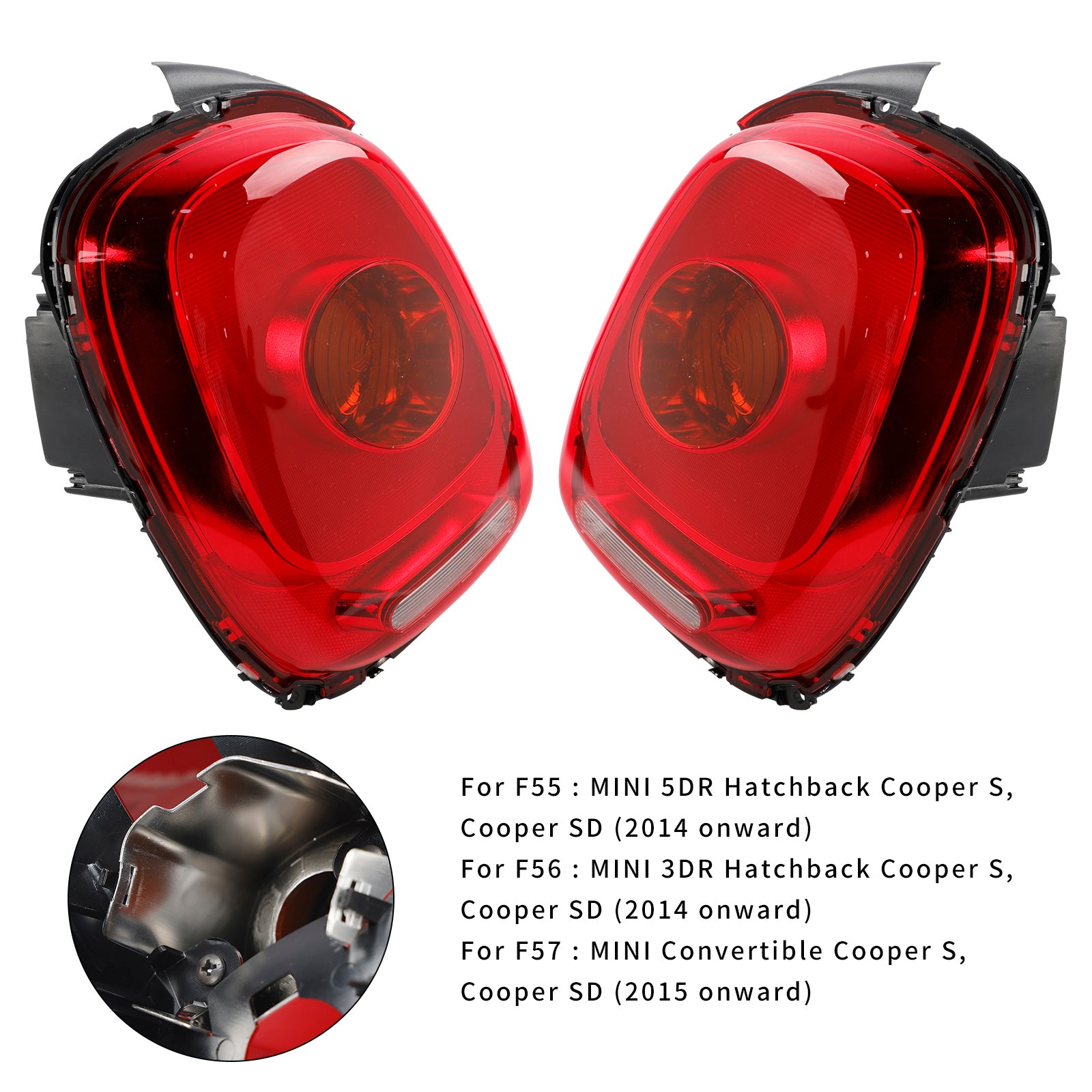 2014-2021 MINI F56 F55 Fanale posteriore sinistro+destro 63217297433 63217297434