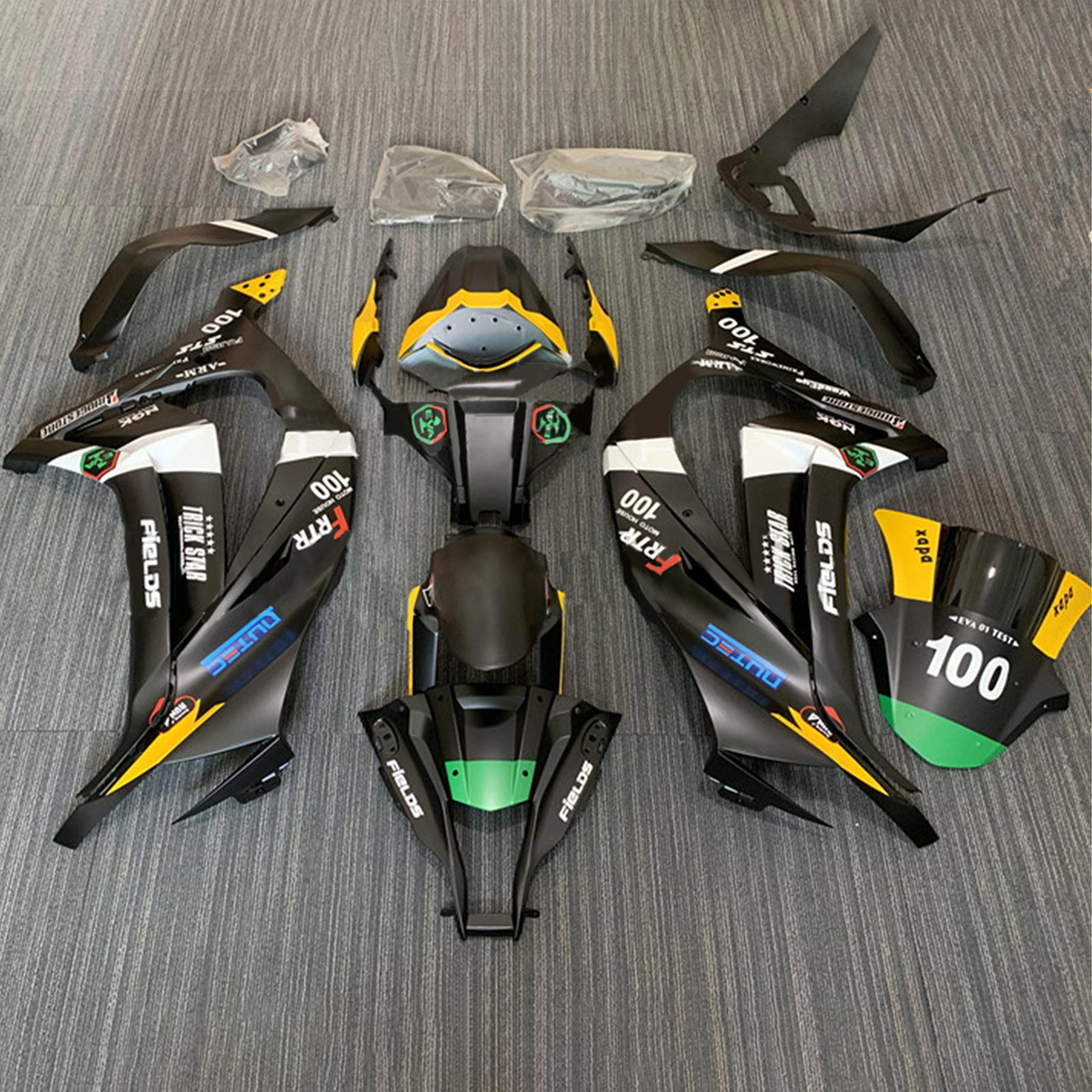 2011-2015 Kawasaki ZX10R Fairing Kit Bodywork Plast Abs