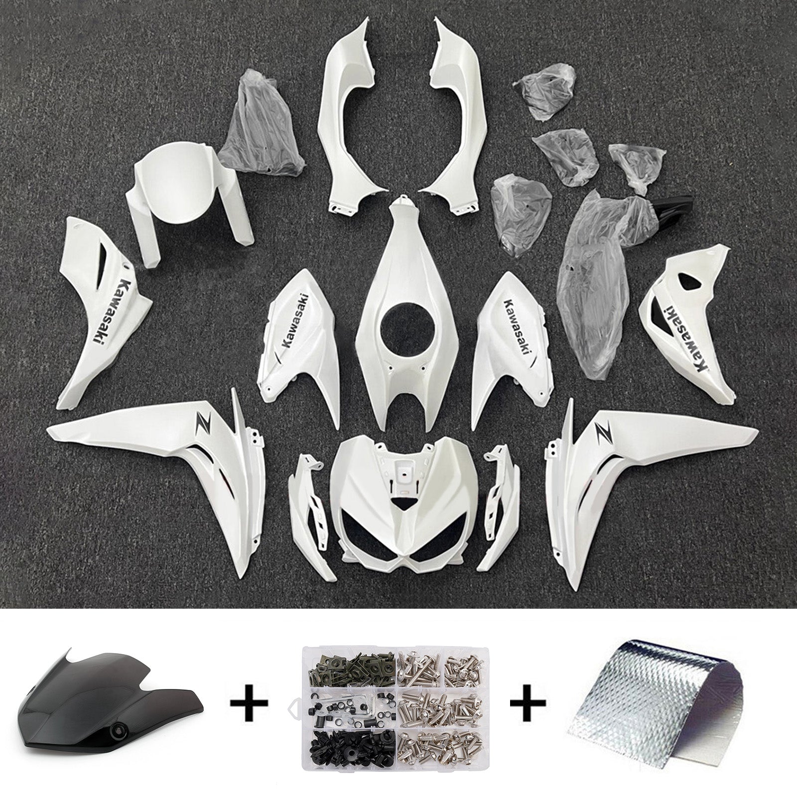 Injection Fairing Kit Bodywork Plastic ABS fit For Kawasaki Z1000 2014-2017