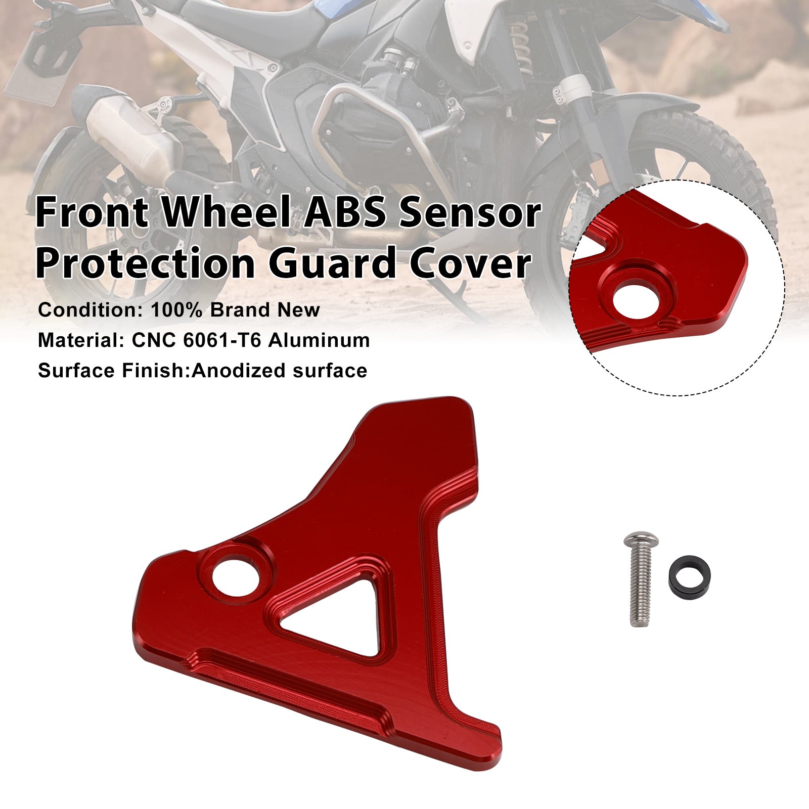 Garde de Protection de capteur ABS de roue avant pour BMW R1300GS/ADV 23-25