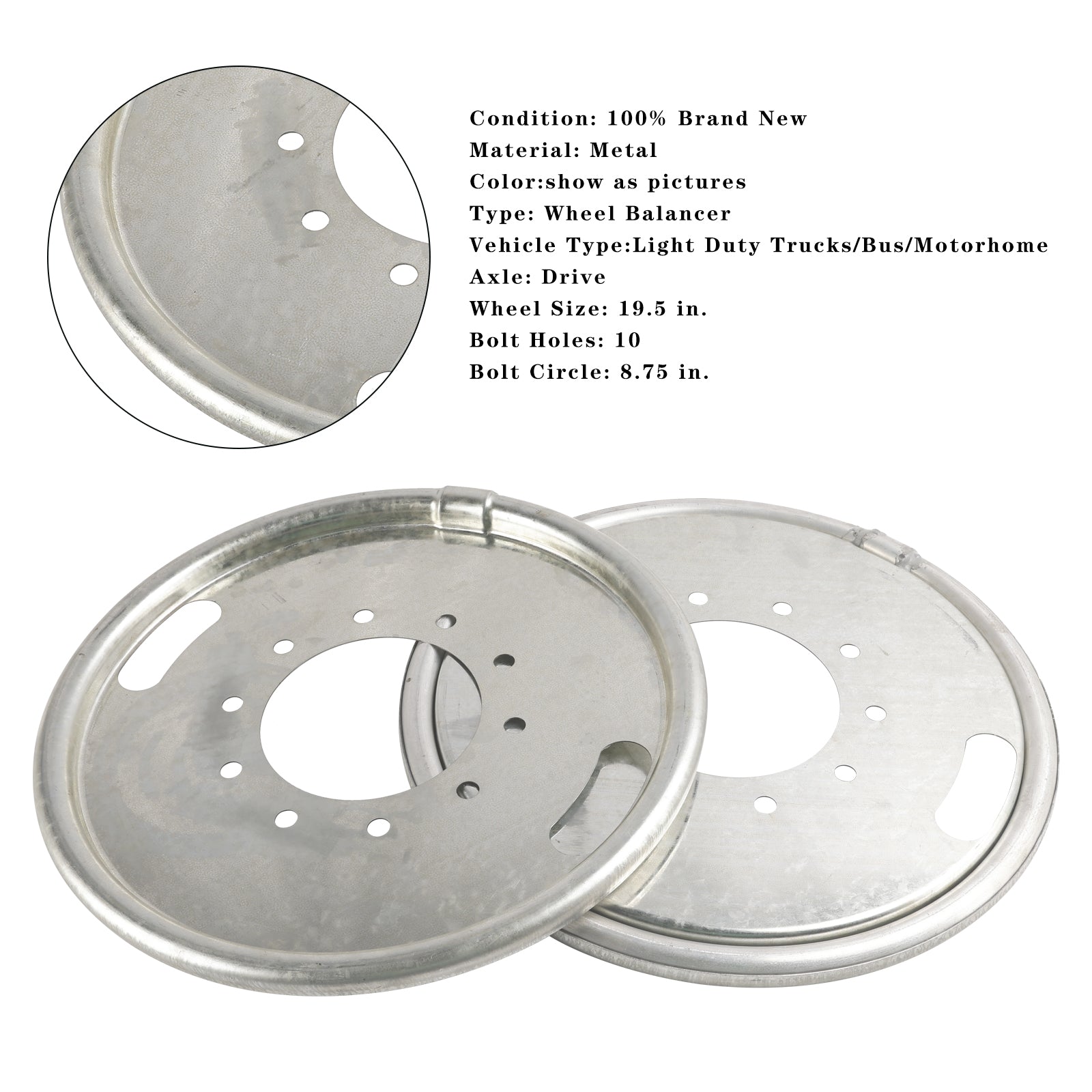 2005+ F-450/F-550 Wheel Balancer 400-423 (SET OF 2)