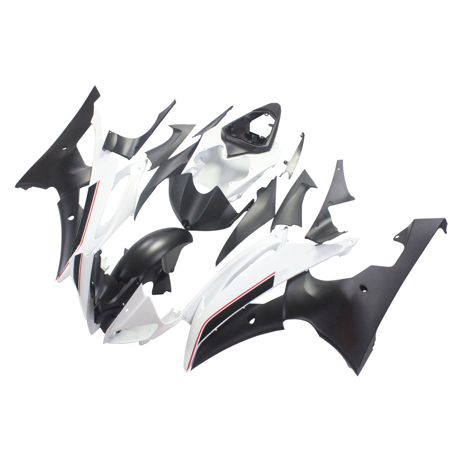 Injection Fairing Kit Bodywork Plastic ABS fit For Yamaha YZF 600 R6 2008-2016