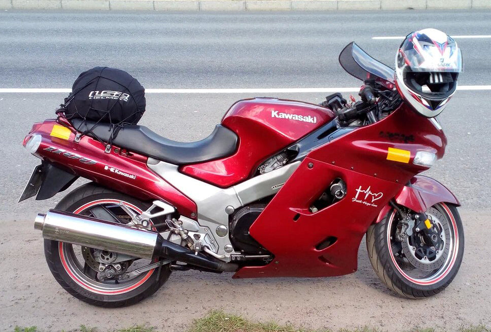 1993-2003 Kawasaki ZZR1100 Amotopart Kit de carénage d'injection carrosserie plastique #106