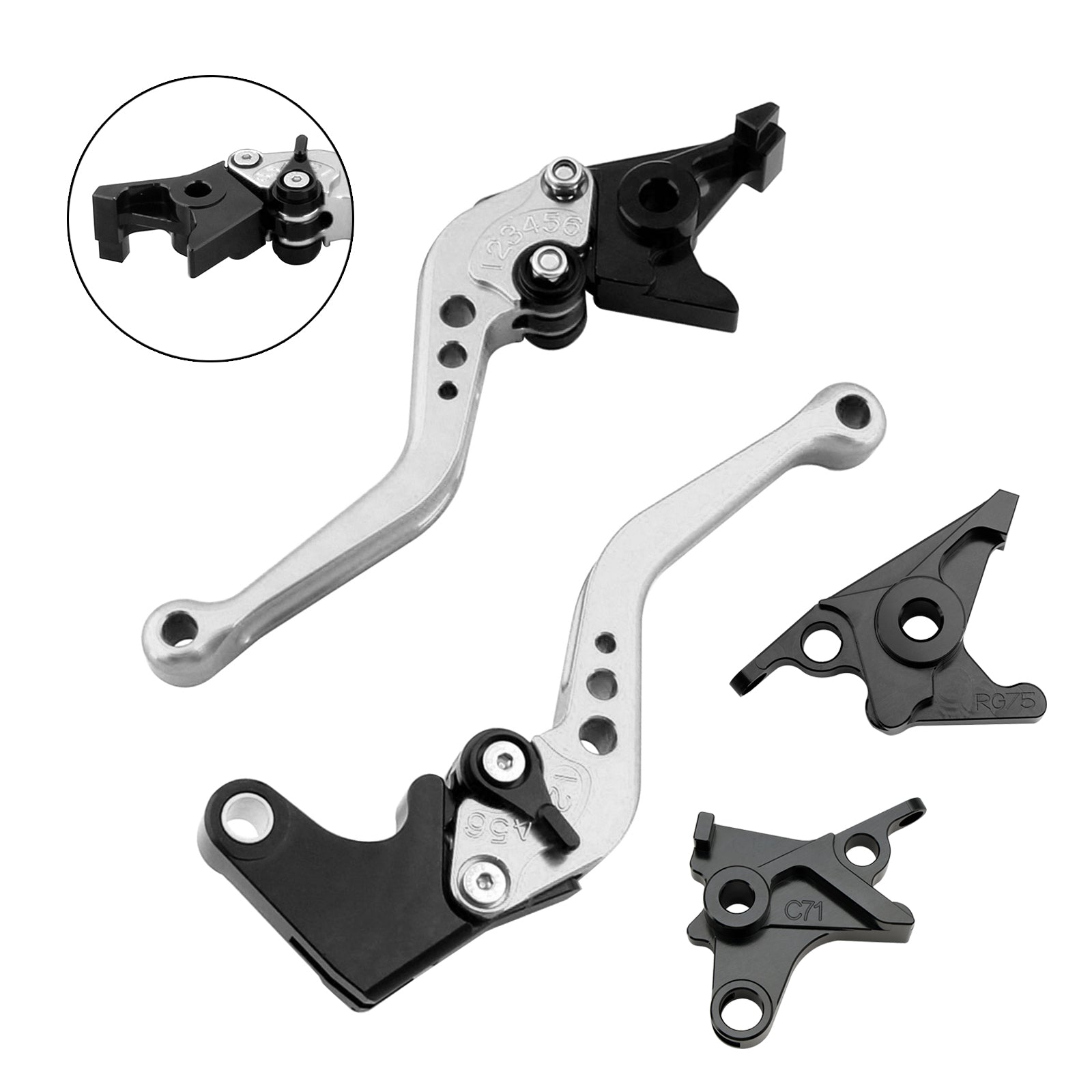 Ny kort clutchbremsespak passform for BMW R Nine T /Pure /Racer 2017-2023
