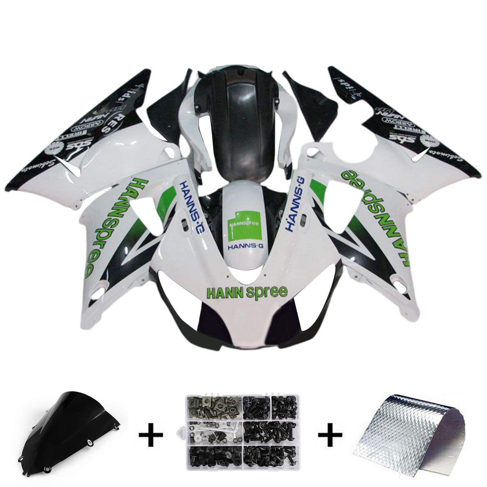1998-1999 YAMAHA YZF-R1 injektionsmässa kit Bodywork Plastic ABS