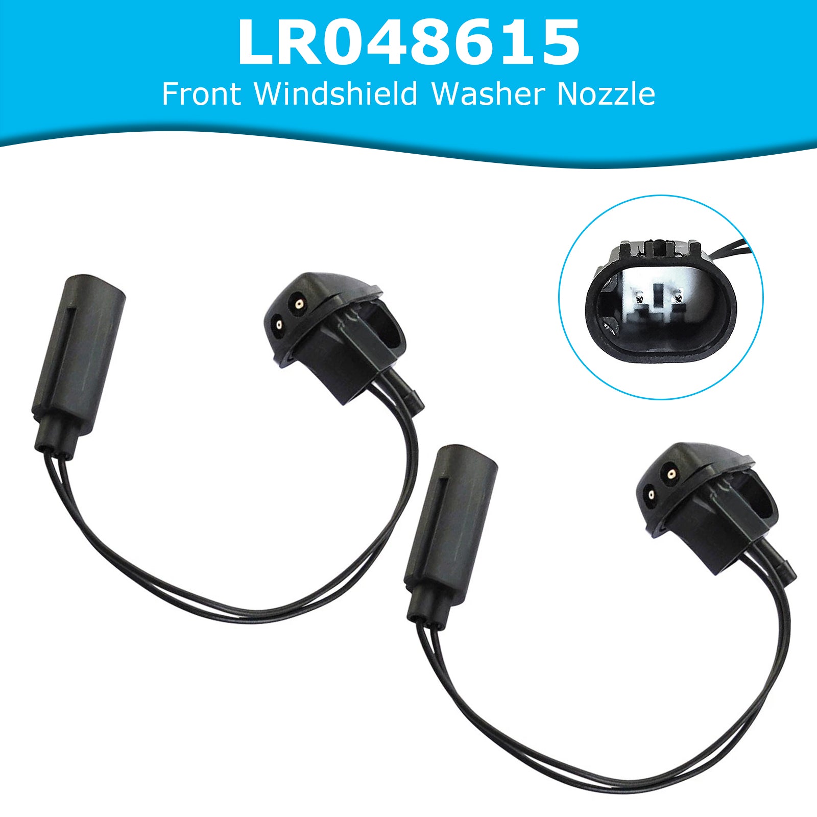 2x buse de lave-glace avant pour Range Rover Sport Discovery LR048615