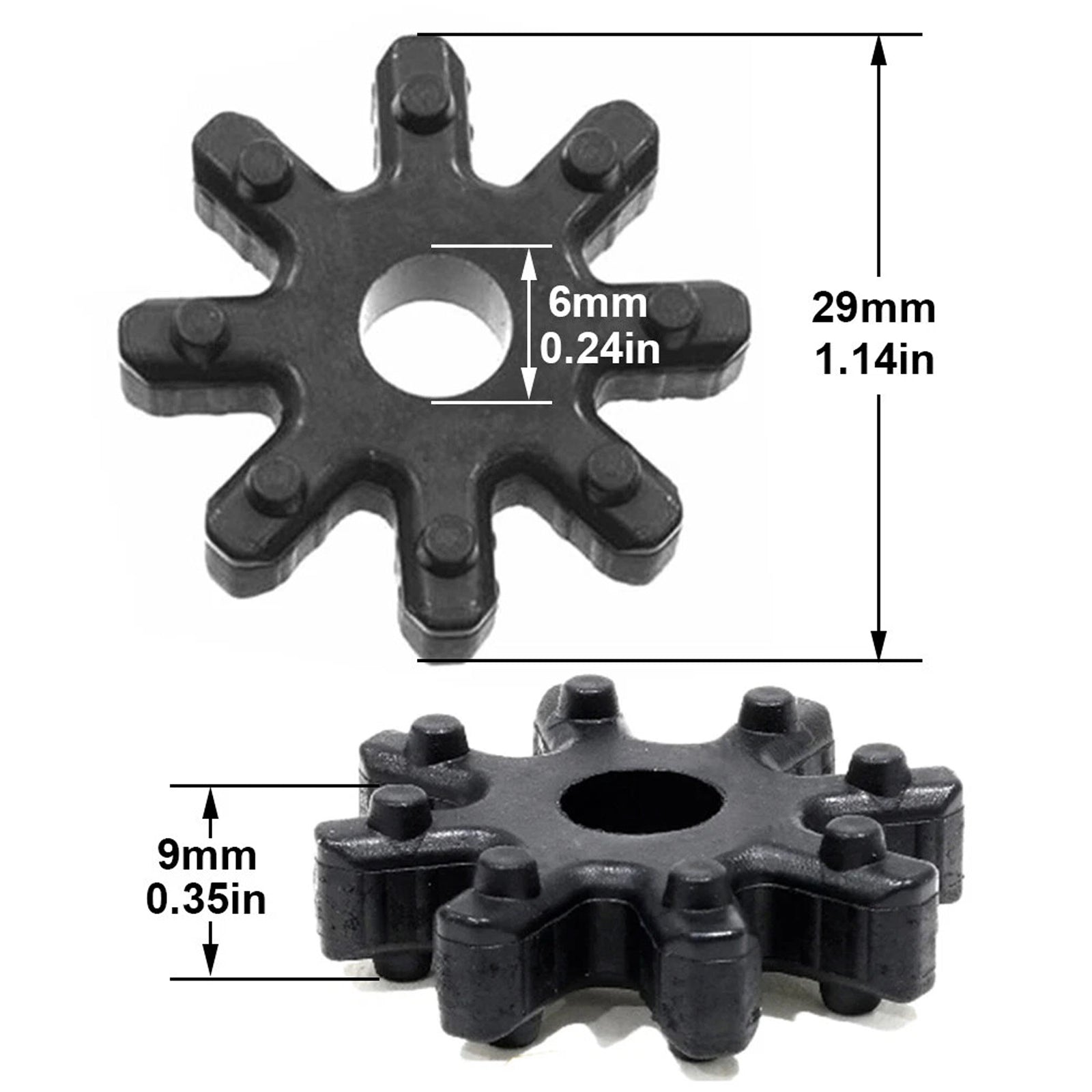 2x Flexible Steering Column Coupler For Hyundai Elantra Kia Optima 563152K000FFF