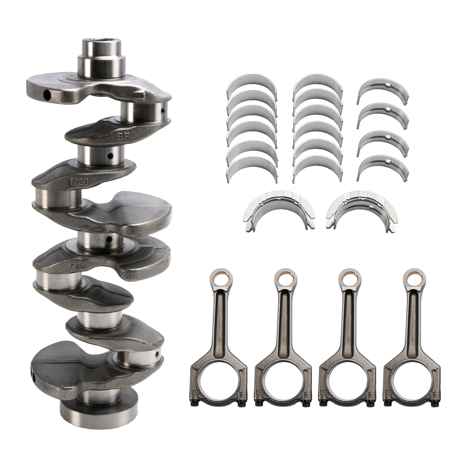 03/2014-on BMW SÉRIE 4 GRAN COUPÉ F36 Moteur Vilebrequin & Bielle & Roulements 11217640165 11247624616