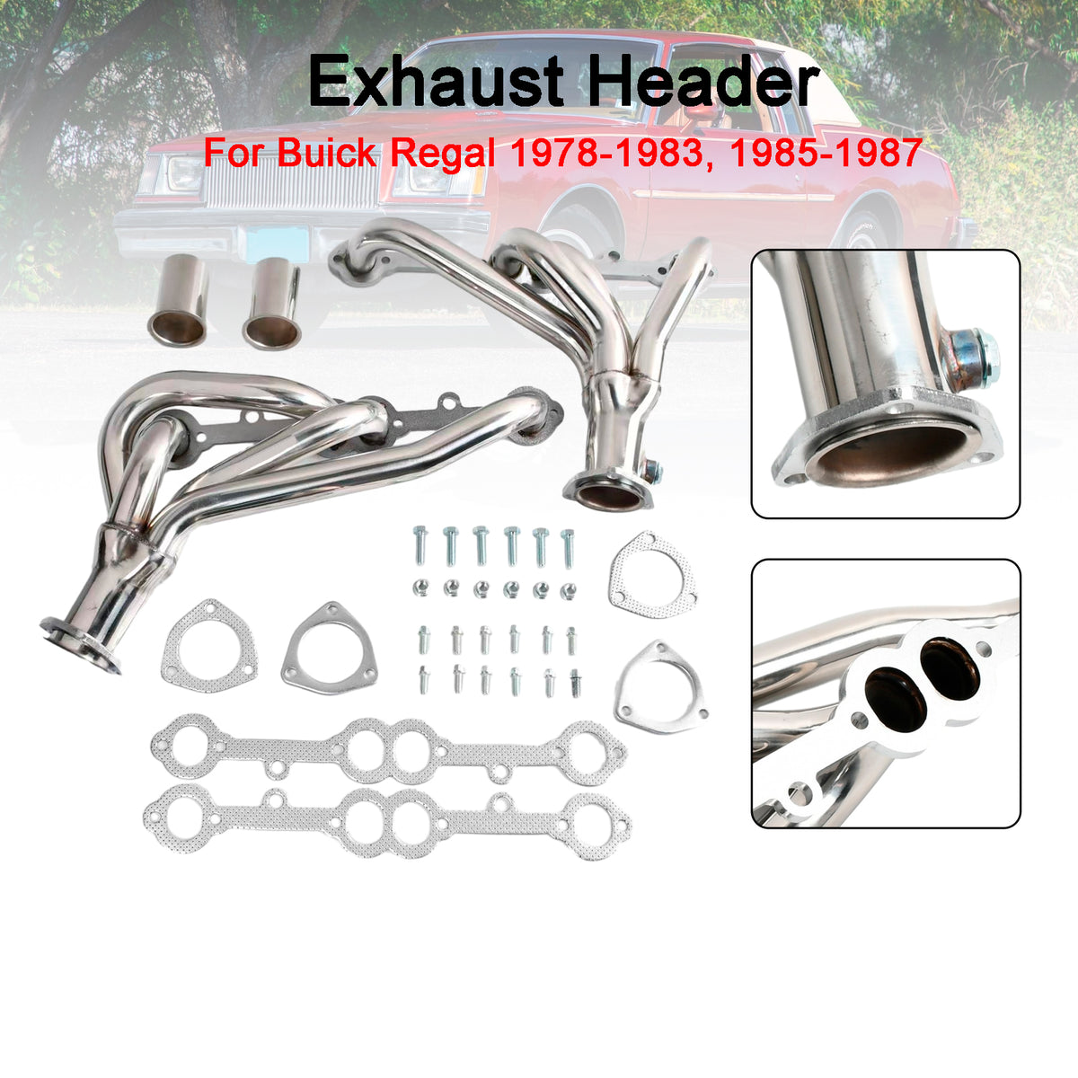 1982-1991 Chevrolet Camaro Exhaust Manifold Header Generic