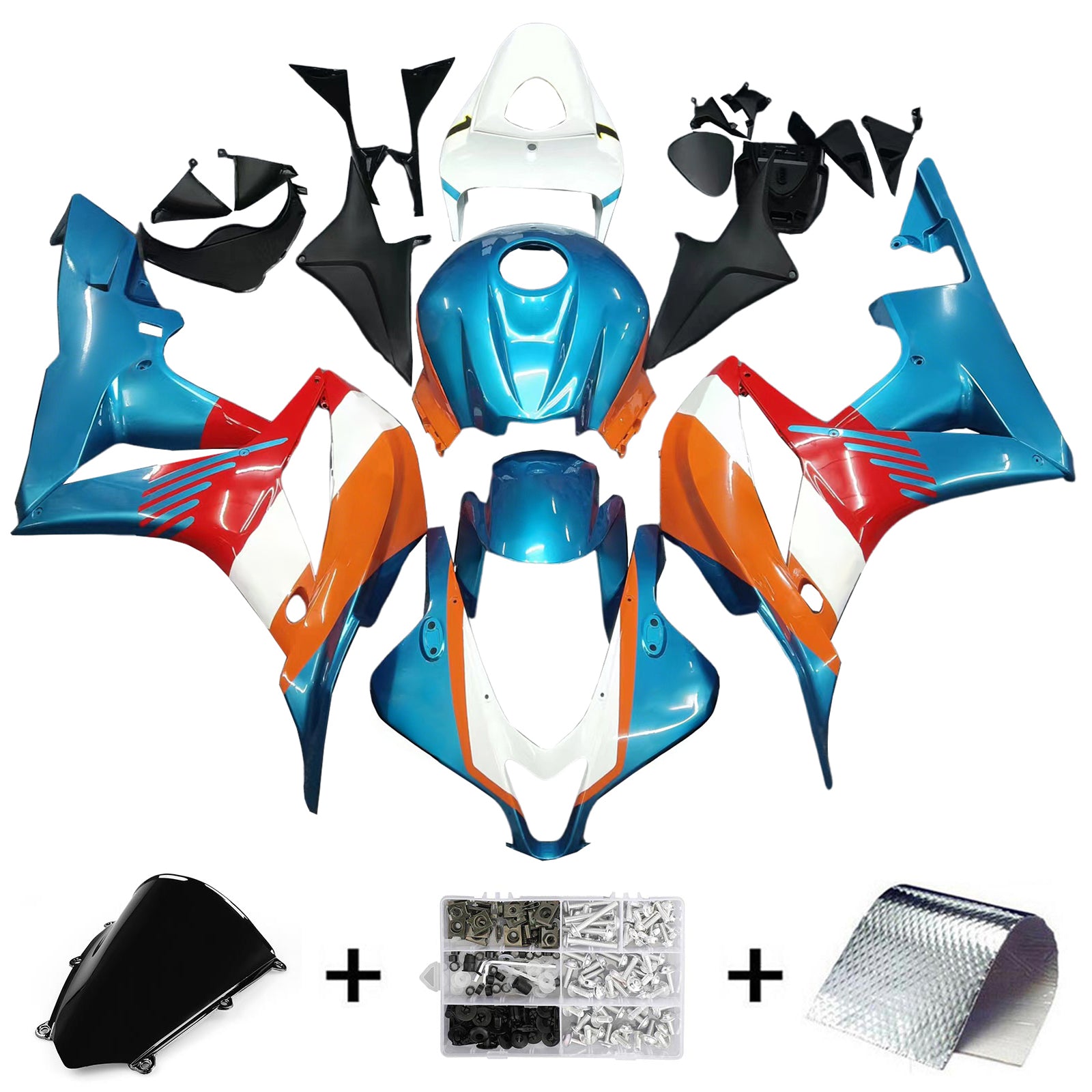 Injection Fairing Kit Bodywork Plastic ABS For Honda CBR600RR 2007-2008 F5