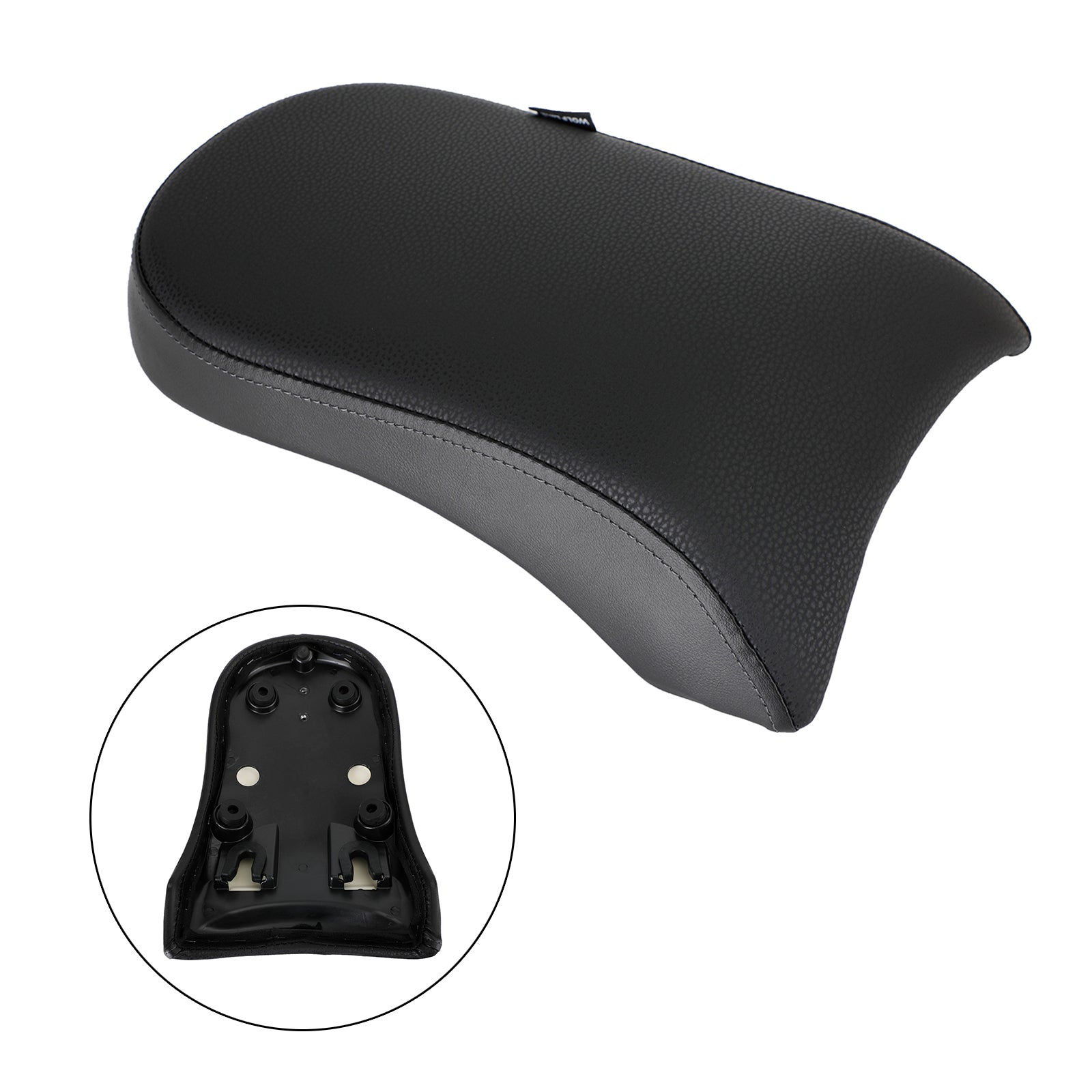 Almofada de passageiro traseiro Fisos pretos PU PUL para BMW R18 BIKES 2020-2022 2021