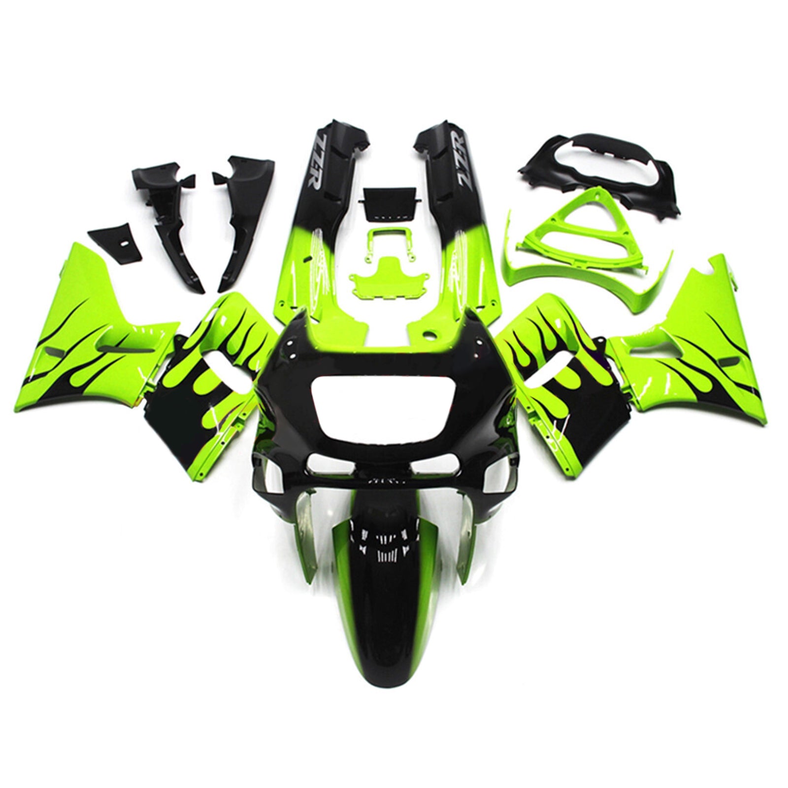 Injection Fairing Kit Bodywork Plastic ABS fit For Kawasaki ZZR400 1993-2007 ZZR600 1998-2003