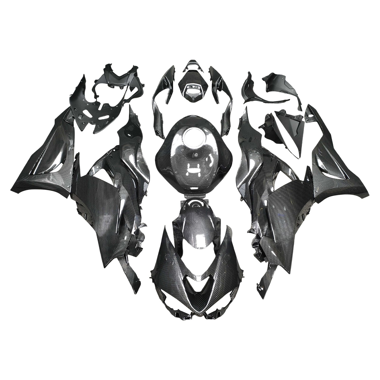 Injectiekuipset carrosserie kunststof ABS geschikt voor Kawasaki ZX-6R 2024-2025