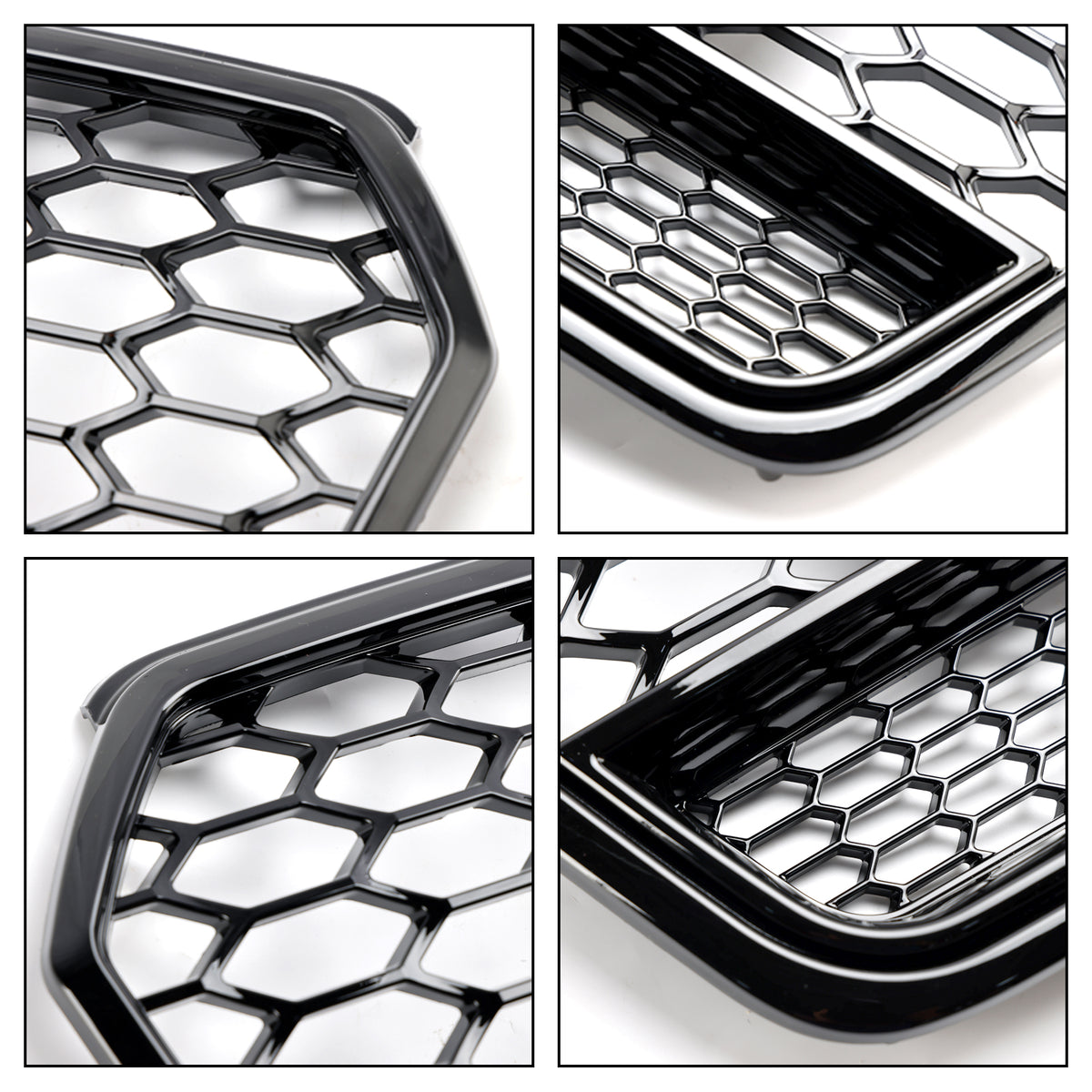2016-2018 Audi S7 Facelift (RS7 is not fit) RS7 Style Honeycomb Front Bumper Grill Grille Black Generic