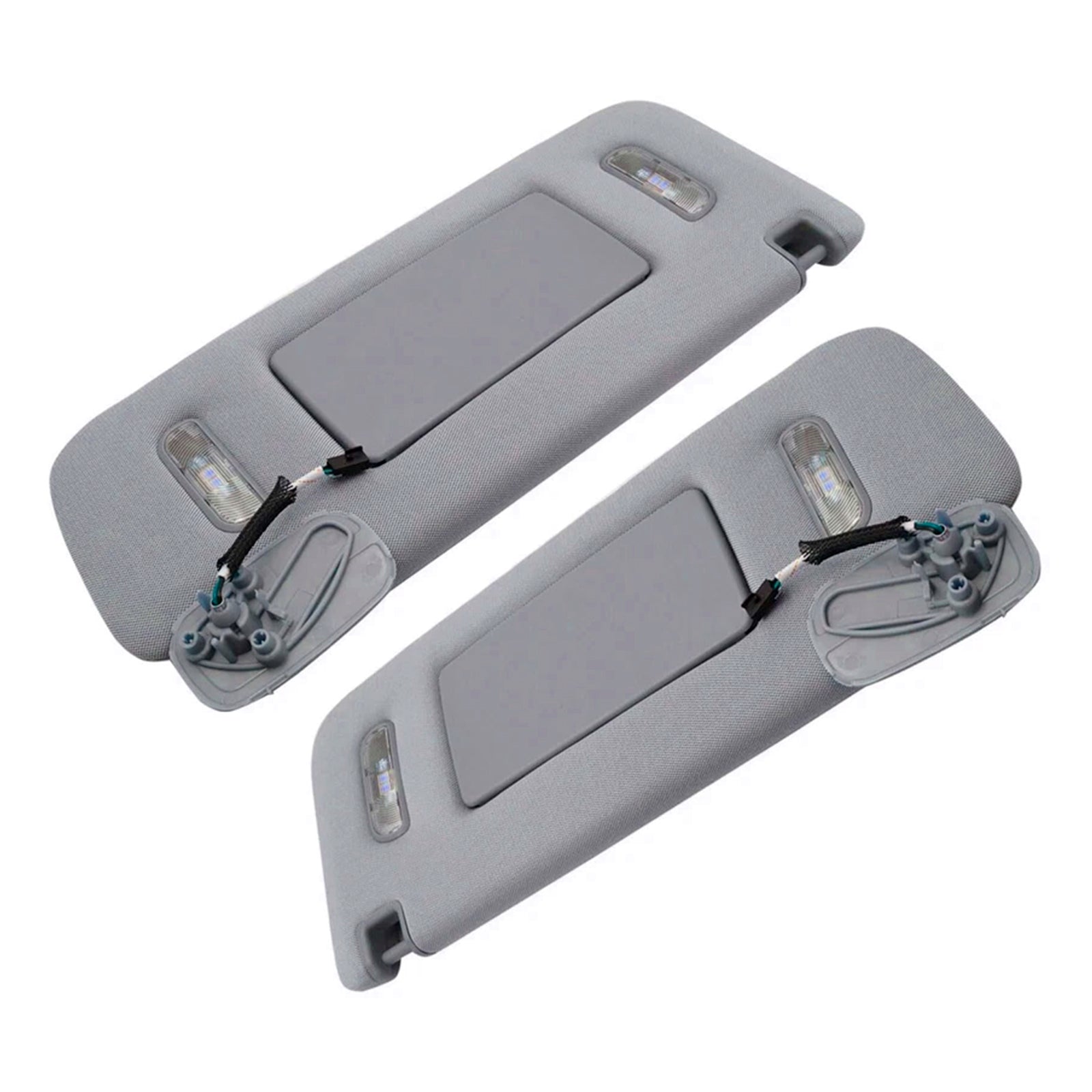 2 piezas de visera solar gris izquierda & Derecho 22870346 23459643 Para Nissan Altima 2013-2018