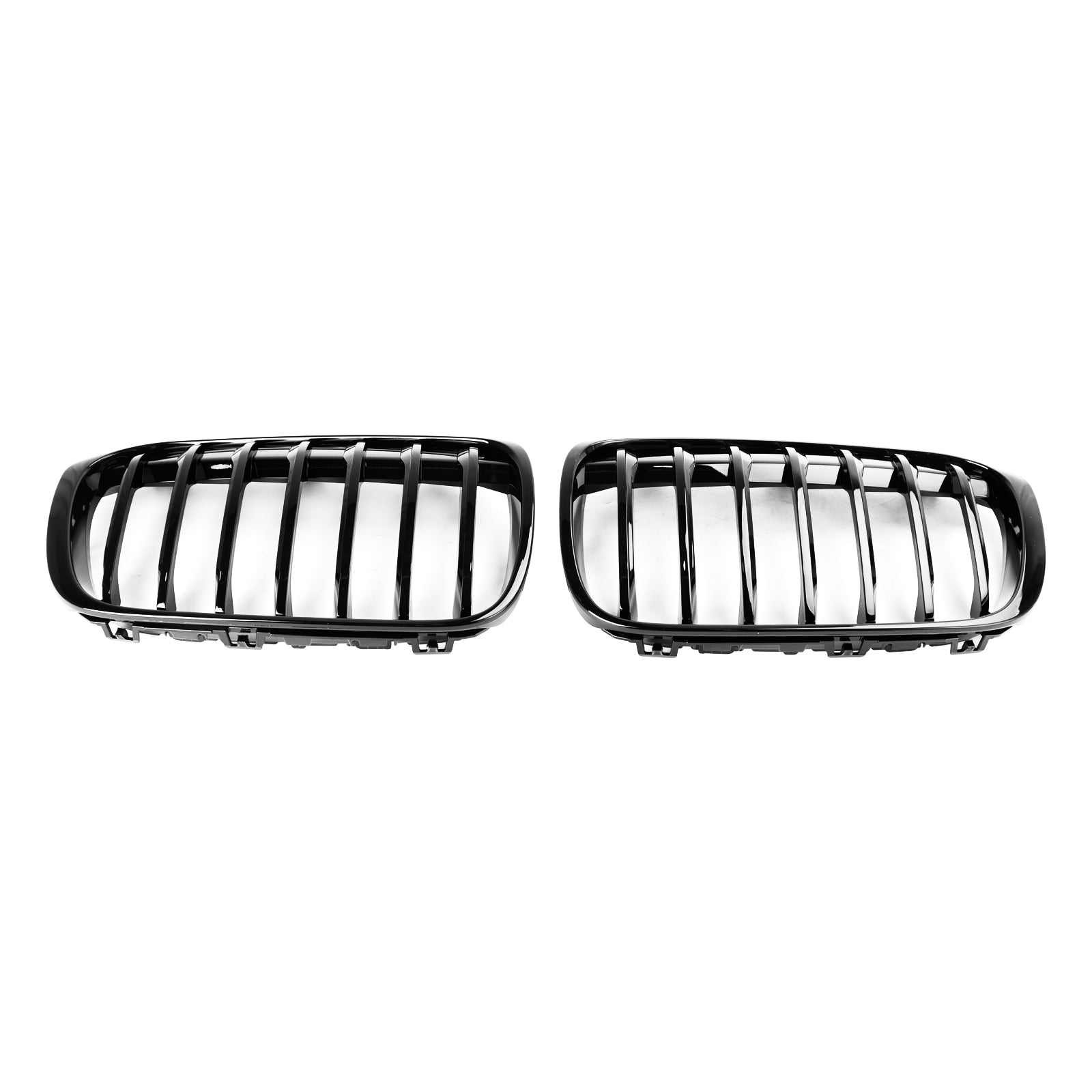 2016-2018 BMW X1 F48 F49 Glanzend Zwart Front Nieren Grill 2 STUKS