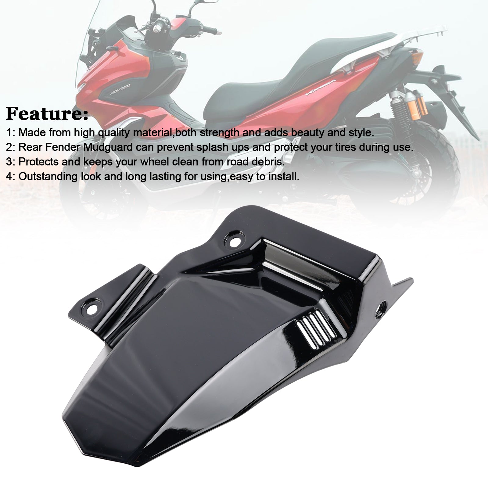 2022-2024 Honda Adv350 Bakre fender lera