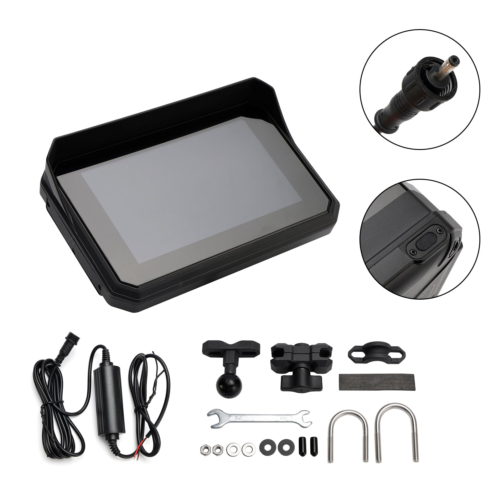5 -palcový univerzálny rekordér DVR CarPlay Touch Screen pre motocykel skútra