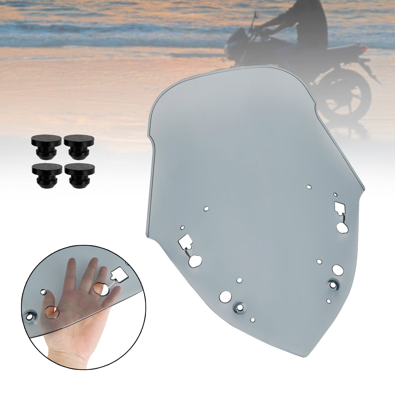 2017-2022 YAMAHA X-MAX 300 ABS Pare-brise de moto