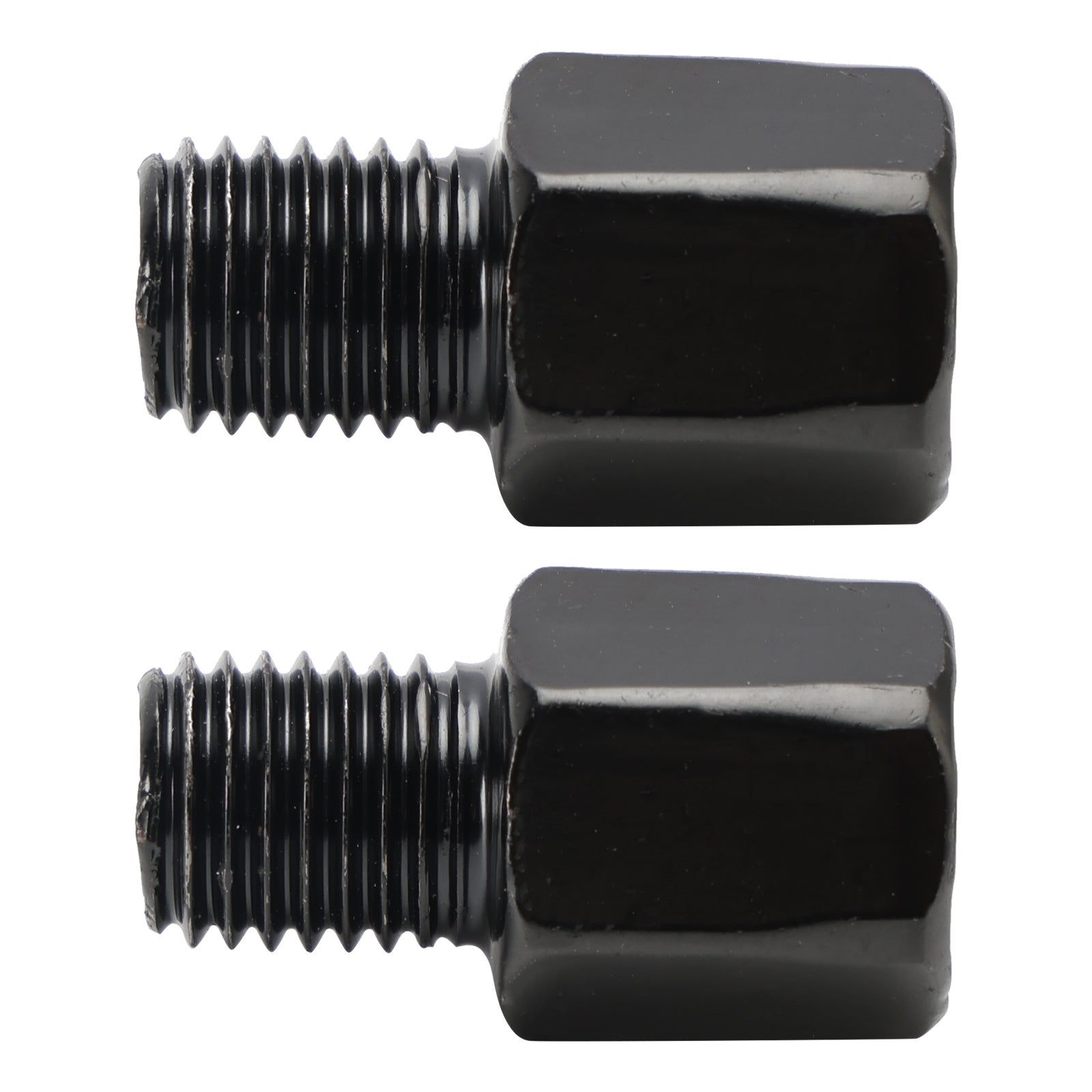 2 universele motorfiets-scooterspiegeladapters 8 mm standaard tot 10 mm standaard