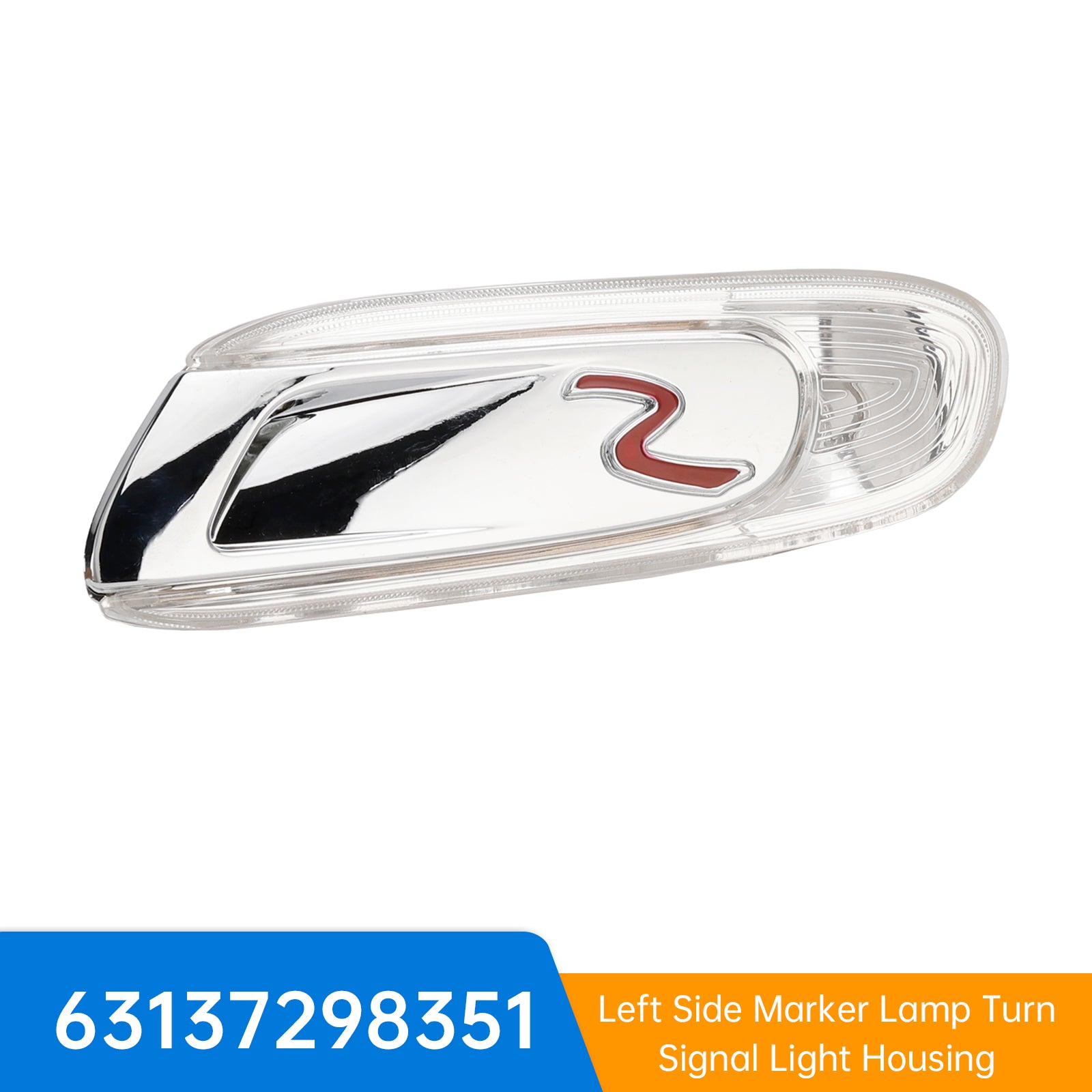 2014-2021 MINI F55 F56 F57 S Lámpara de marcador lateral izquierdo Carcasa de luz de señal de giro