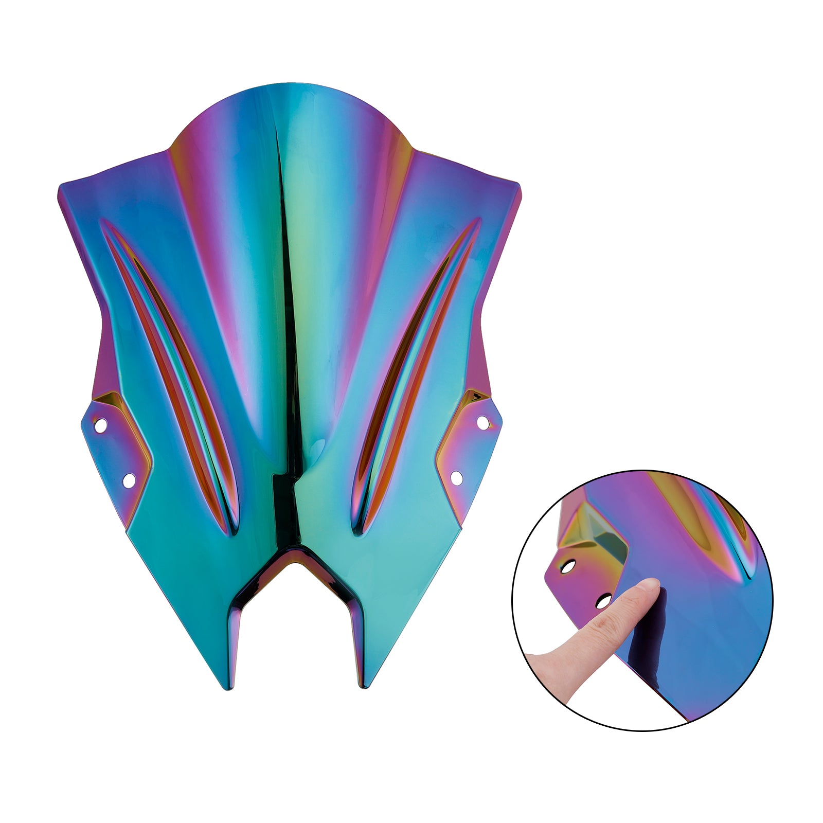 Vindrutan vindruta för Kawasaki Ninja 500 EX500R 2024-2025